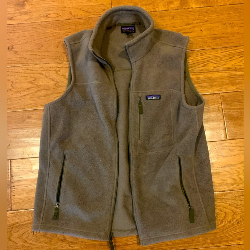 Patagonia synchilla fleece fuzzy vest